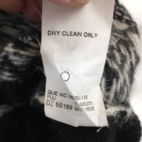 Woolrich Black Knit Snowman Holiday Christmas Womens Large Wool Pullover - Picture 10 of 10